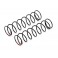 SHOCK SPRING REAR FIRM 1.3X70X8.5 (RED/2PCS)