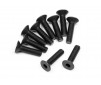 FLAT HEAD SCREW M3X12MM (10PCS)