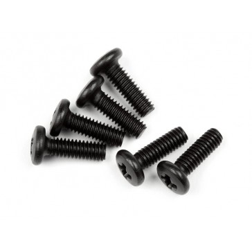 Button Head Screw M2.5 x 8mm 6Pcs