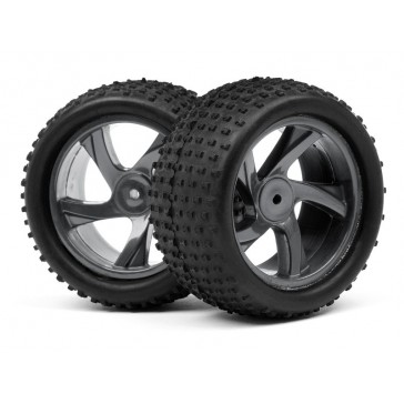 1/18 TRUGGY WHEEL & TYRE ASSEMBLY (ION XT)