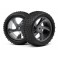 1/18 TRUGGY WHEEL & TYRE ASSEMBLY (ION XT)