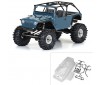 1/10 2004 Jeep LJ Clear Body/Trail Cage 12.3 Wheelbase Crawlers