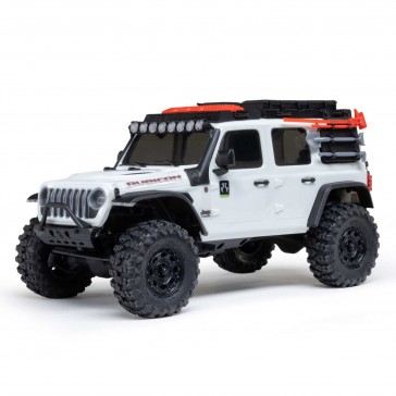 1/30 SCX30 Jeep Wrangler JLU 4X4 RTR Brushed Rock Crawler, White 1/30 SCX30 Jeep Wrangler JLU 4X4 RTR Brushed Rock Crawler, White