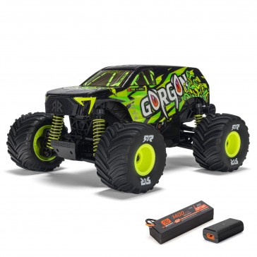 1/16 GORGON GROM 4X4 RTR Brushed Monster Truck, Yellow 1/16 GORGON GROM 4X4 RTR Brushed Monster Truck, Yellow