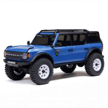1/30 SCX30 Ford Bronco 4X4 RTR Brushed Rock Crawler, Blue