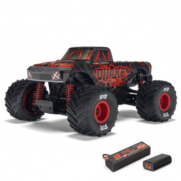 1/16 QUAKE GROM 4X4 RTR Brushed Monster Truck, Red 1/16 QUAKE GROM 4X4 RTR Brushed Monster Truck, Red