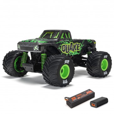 1/16 QUAKE GROM 4X4 RTR Brushed Monster Truck, Green 1/16 QUAKE GROM 4X4 RTR Brushed Monster Truck, Green
