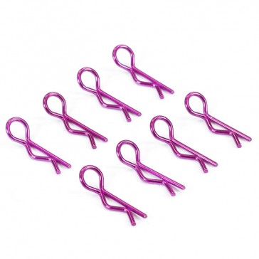 METALLIC PURPLE SMALL CLIPS