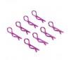 METALLIC PURPLE SMALL CLIPS