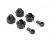COMPOSITE SHORT SHOCK CAP, SPRING COLLAR & BALL JOINT - BIG BORE (2) COMPOSITE SHORT SHOCK CAP, SPRING COLLAR & BALL JOINT - BIG BORE (2)