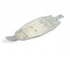 XB2 ALU CHASSIS - 2.5MM - SHORT - REAR WIDE - SWISS 7075 T6 XB2 ALU CHASSIS - 2.5MM - SHORT - REAR WIDE - SWISS 7075 T6