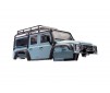 TRX-4M Land Rover Defender Assembled Light Blue Body