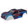 Body, Maxx Ultimate, blue (painted, decals applied) (fits Maxx with e