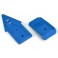 Bash Armor Front/Rear Skid Plates (Blue) for ARRMA 3S Vehicles