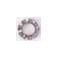 DISC..  RONDELLES EVENTAIL INOX 3mm (10 p)