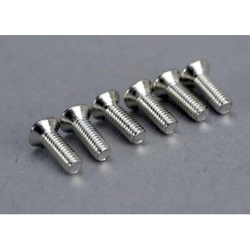 Screws, 2.6x8mm countersunk machine (6)