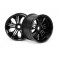 Tremor Wheel Black (115X70Mm 7Inch/2Pcs)