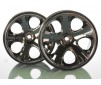 Wheels, All-Star 2.8 (black chrome) (nitro rear/ electric fr