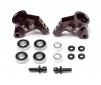 DISC.. ALUMINUM REAR HUB CARRIER SET (0.5 DEGREE/BROWN)