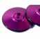 DISC.. ALUMINIUM SETUP WHEEL 62MM (PURPLE/4PCS)