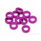 DISC.. ALUMINIUM WASHER 3 X 6 X 1.5 MM (PURPLE/10 PCS)