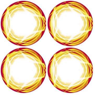 XT8 Wheel Stickers Die-Cut Orange