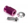 Aluminum Wide Hex Hub 12Mm (24Mm Wide/Purple)