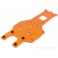 DISC.. REAR CHASSIS PLATE (ORANGE)