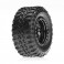 DISC..Desert Tire Set Mounted. Black Chrome (4):Micro DT