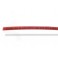 3mm thick shrink tube red - 1m