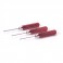 Machined Hex Driver Metric Set. Red