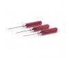 Machined Hex Driver Metric Set. Red