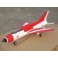 DISC.. Mig 21 red/white 70 mm Single Fan Jets