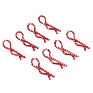 METALLIC RED SMALL CLIPS