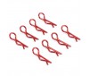 METALLIC RED SMALL CLIPS