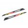 DISC.. Carbon Tail Boom Support (Red - 2 pcs) - Blade 130X
