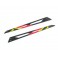 DISC.. Carbon Tail Boom Support (Red - 2 pcs) - Blade 130X