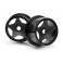 Super Star Wheel Black Rear (120 X 75Mm/2Pcs)