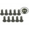 n°4-40 x 1/4 Titanium Button Head Hex Socket - Machine (10 Pcs)