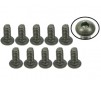 DISC.. n°4-40 x 1/4 Titanium Button Head Hex Socket - Machine (10 Pcs