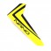 DISC.. Yellow Vertical Fin w/decal: nCP X