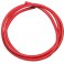 DISC.. 16 AWG Silver Wire - Red 90cm