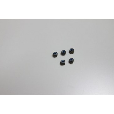 Nylon Lock Nuts M3x4.3mm (5)