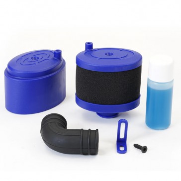 WATERPROOF AIR FILTER 1/8TH w/AIR FILTER OIL - BLUE