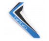 DISC.. Blue Vertical Fin w/decal: nCP X