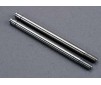 Shock shafts, steel, chrome finish (X-long) (2)