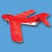 DISC.. Mig 15 red/white 70 mm Single Fan Jets