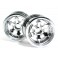 DISC.. SPIKE TRUCK WHEEL (SHINY CHROME/2PCS)