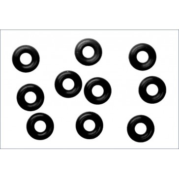 SILICONE O RING P3 (10) BLACK (OT29)