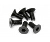 Flat Head Screw M6X14Mm (Hex Socket/6Pcs)